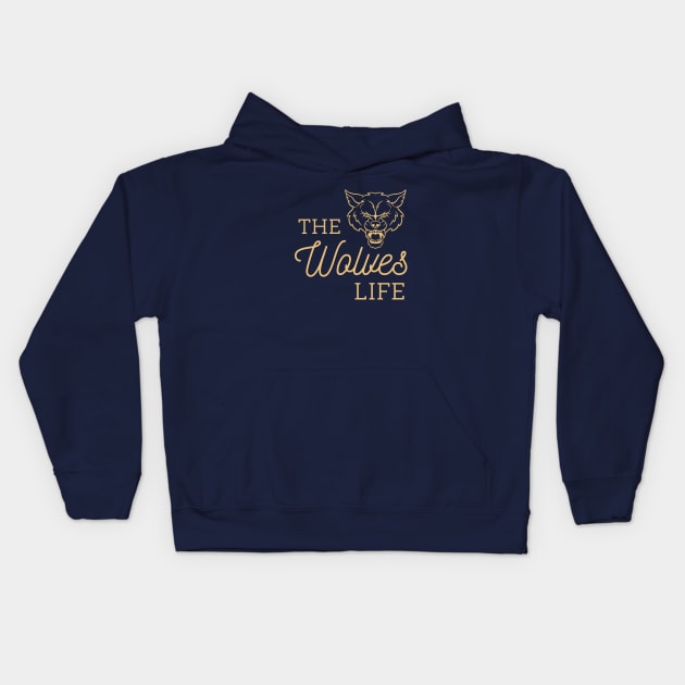 The Wolves Life Kids Hoodie by stephanieduck